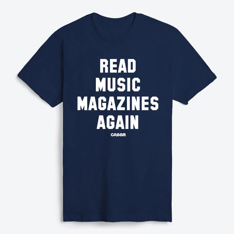 Read Music Magazines Again T-Shirt - Image 3